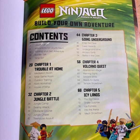 LEGO Ninjago Build Your Own Adventure by DK  Ages 6-9 Interactive BOOK ONLY - Picture 3 of 8